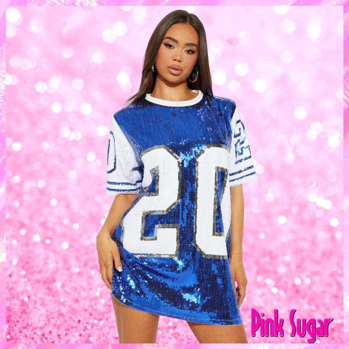 #20 Sequin T-Shirt Dress