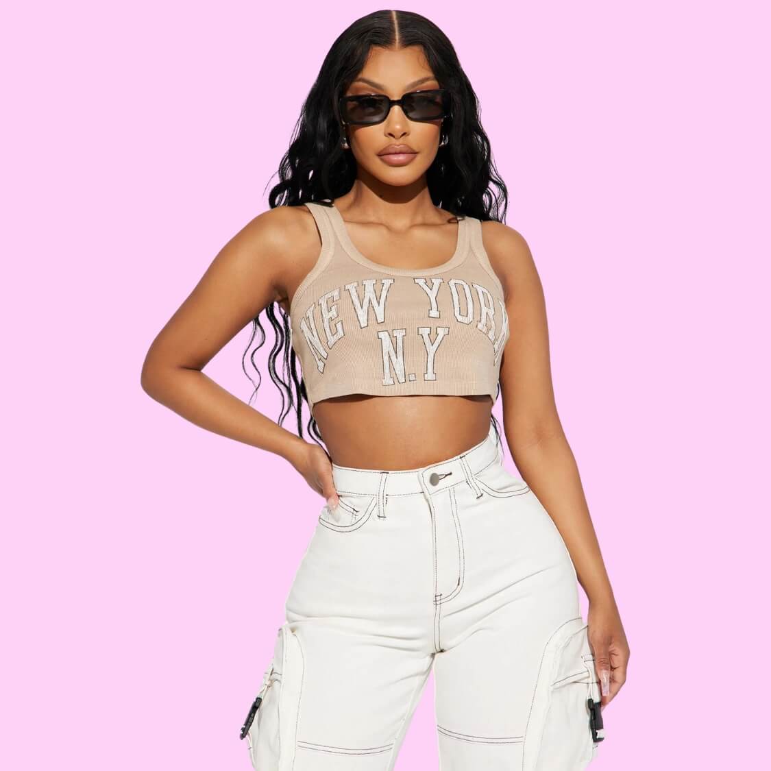 New York Cropped Tank