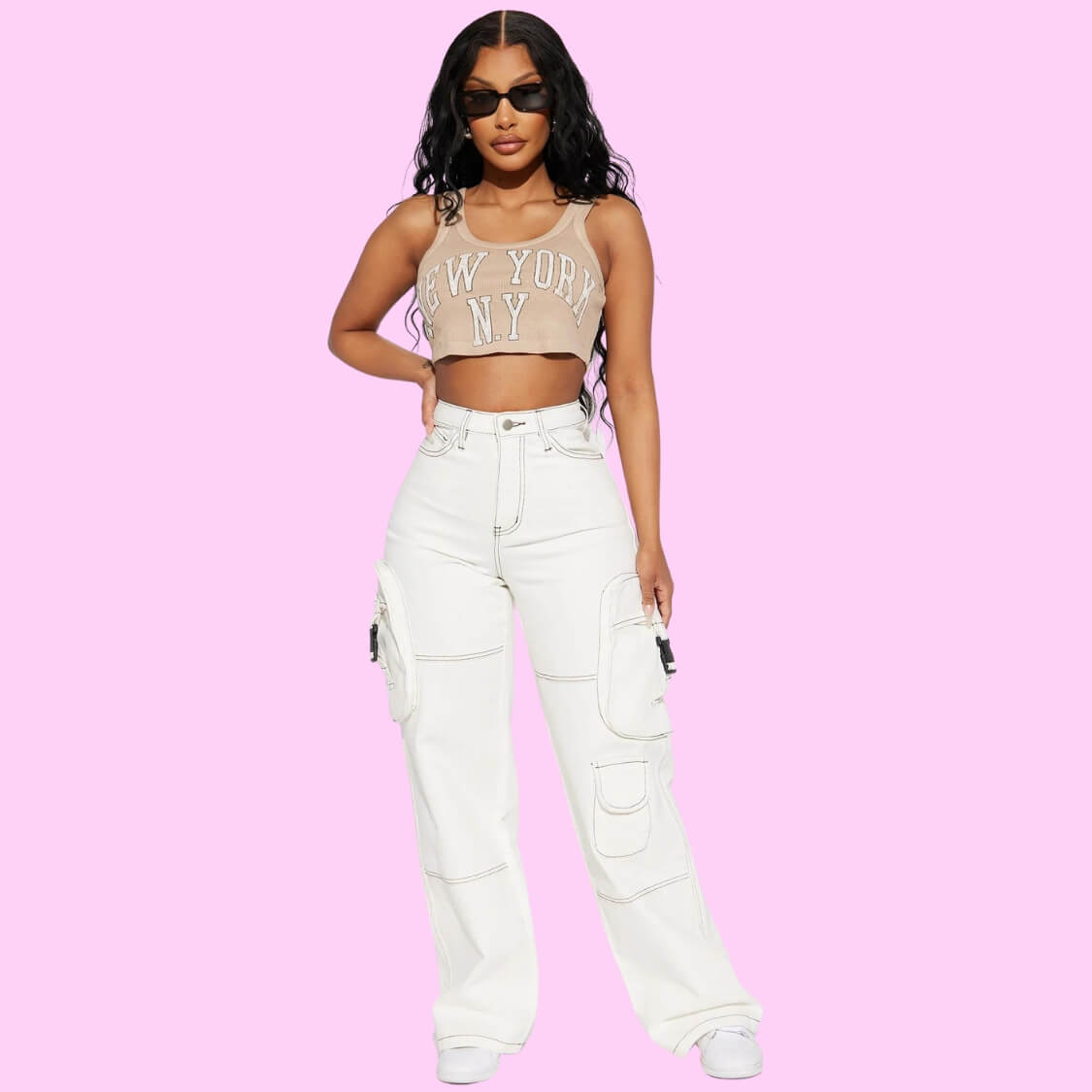 New York Cropped Tank