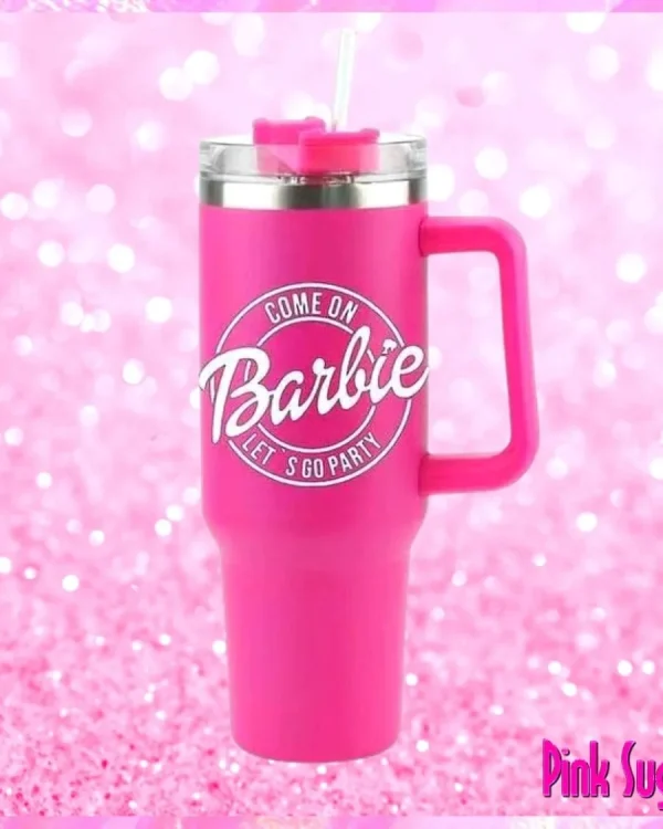 Barbie Pink Insulated Stainless Steel Thermos