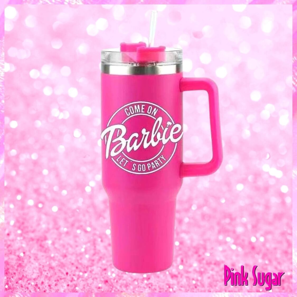 Barbie Pink Insulated Stainless Steel Thermos