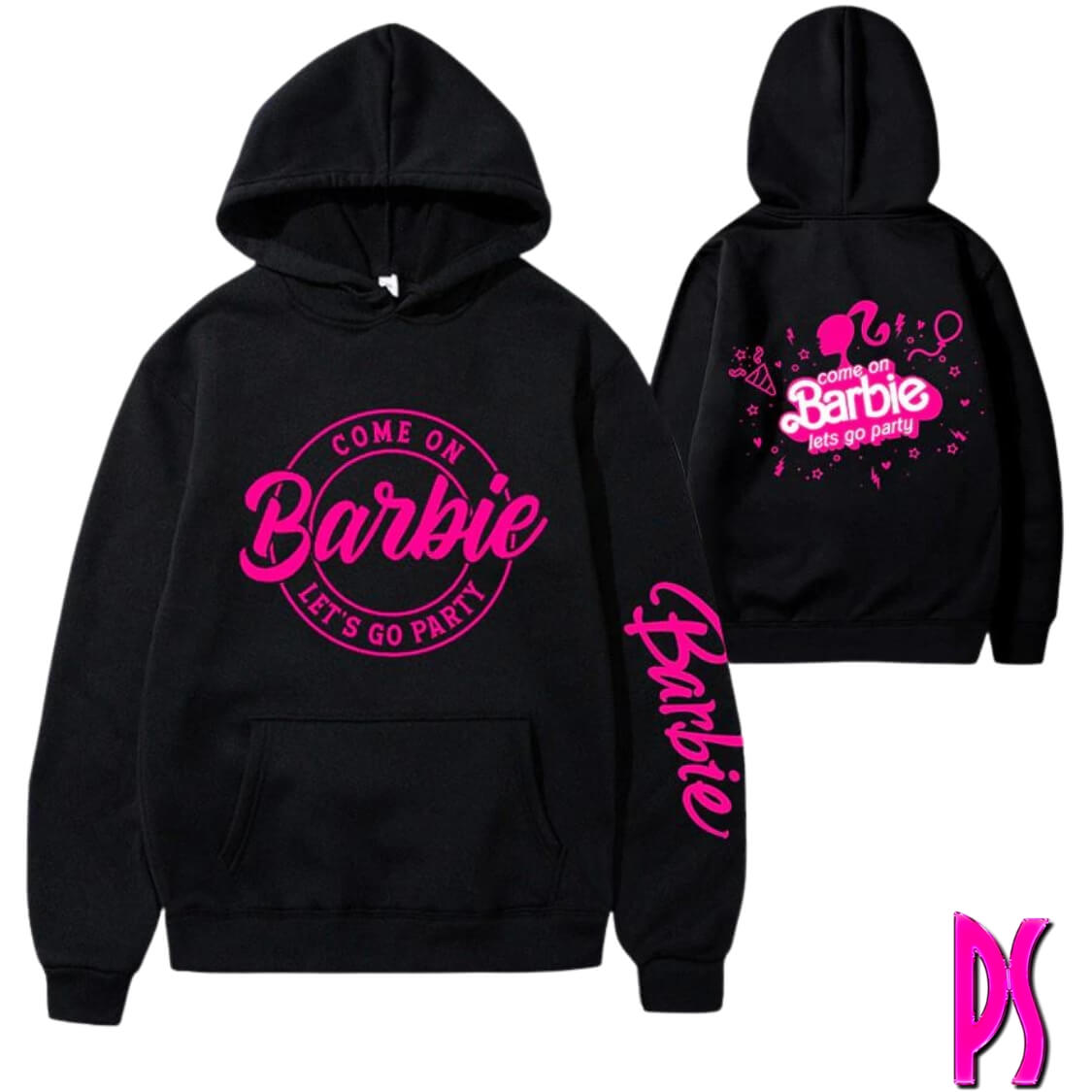 Black Fleece Barbie Hoodie