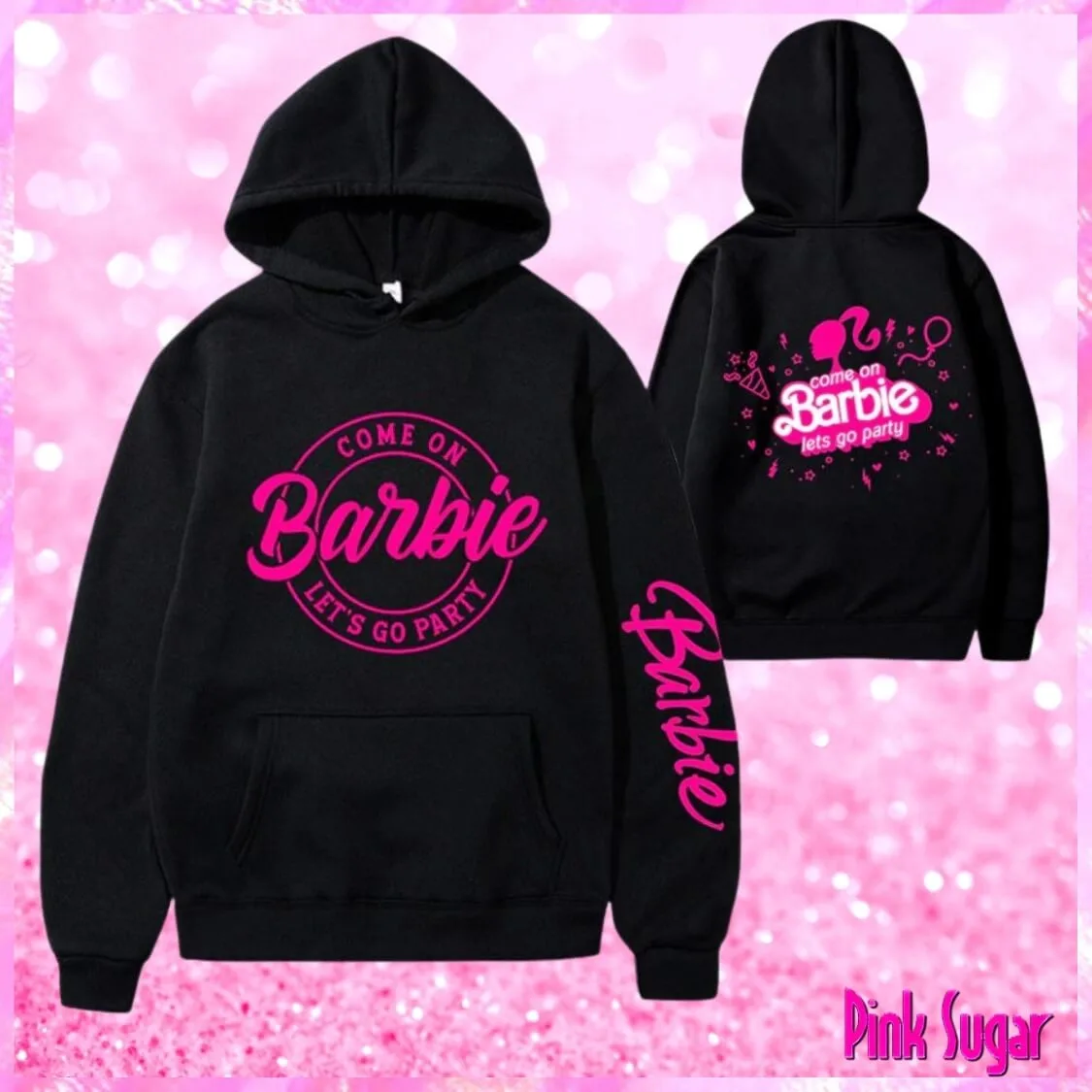 Black Fleece Barbie Hoodie