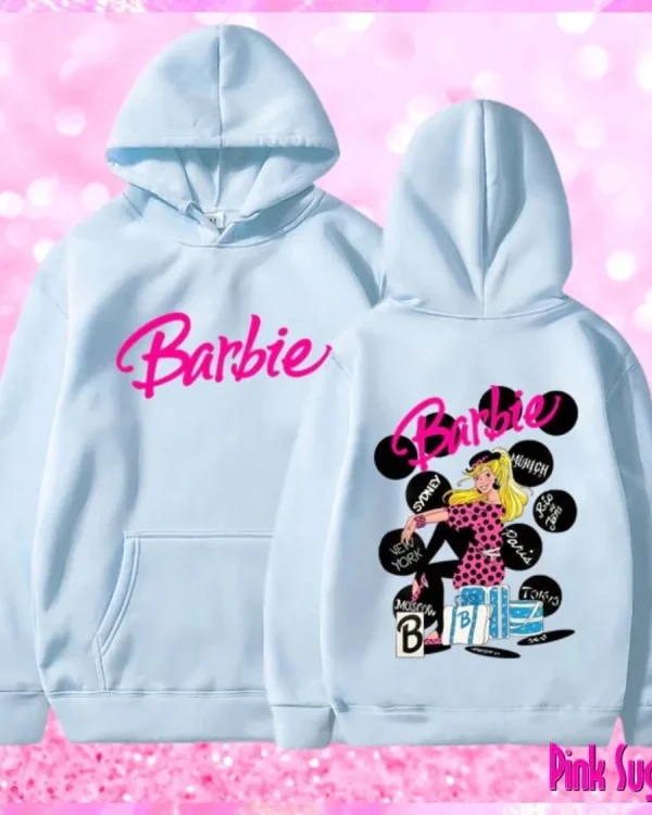 Blue Barbie Hoodie