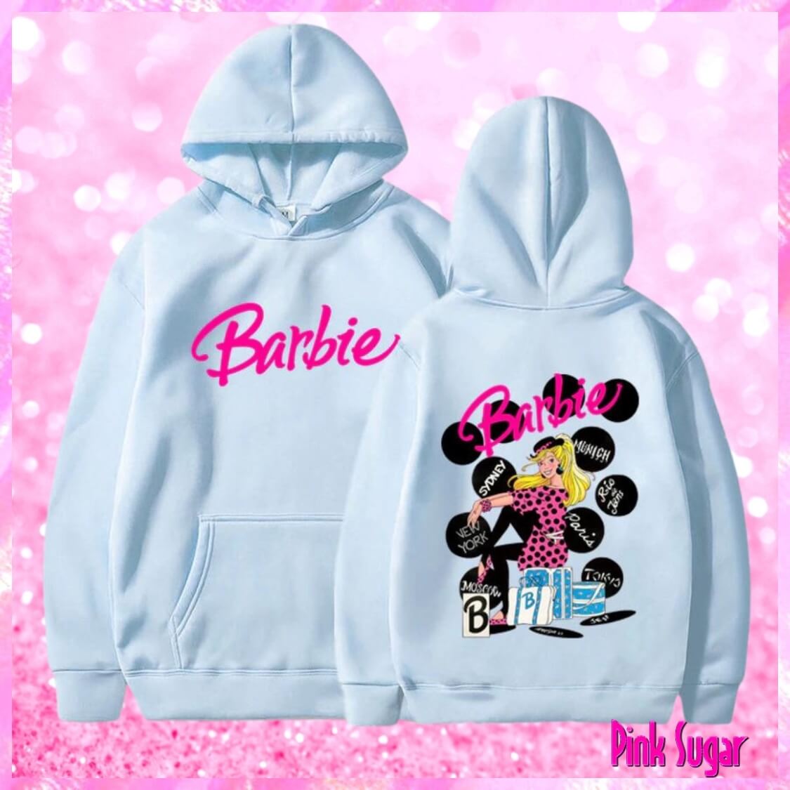 Blue Barbie Hoodie