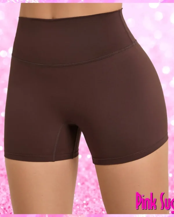 Brown Hot Pants Biker Shorts