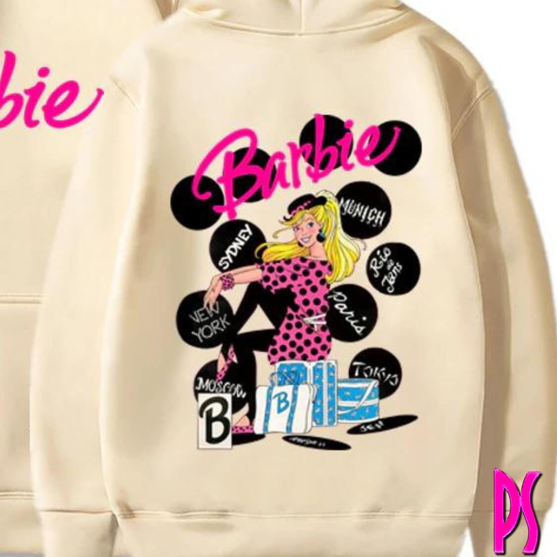 Cream Barbie Hoodie