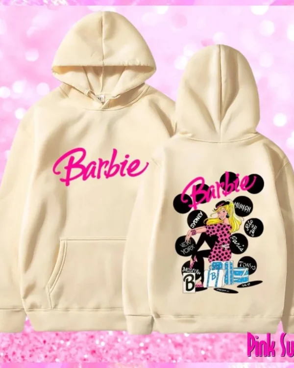 Cream Barbie Hoodie