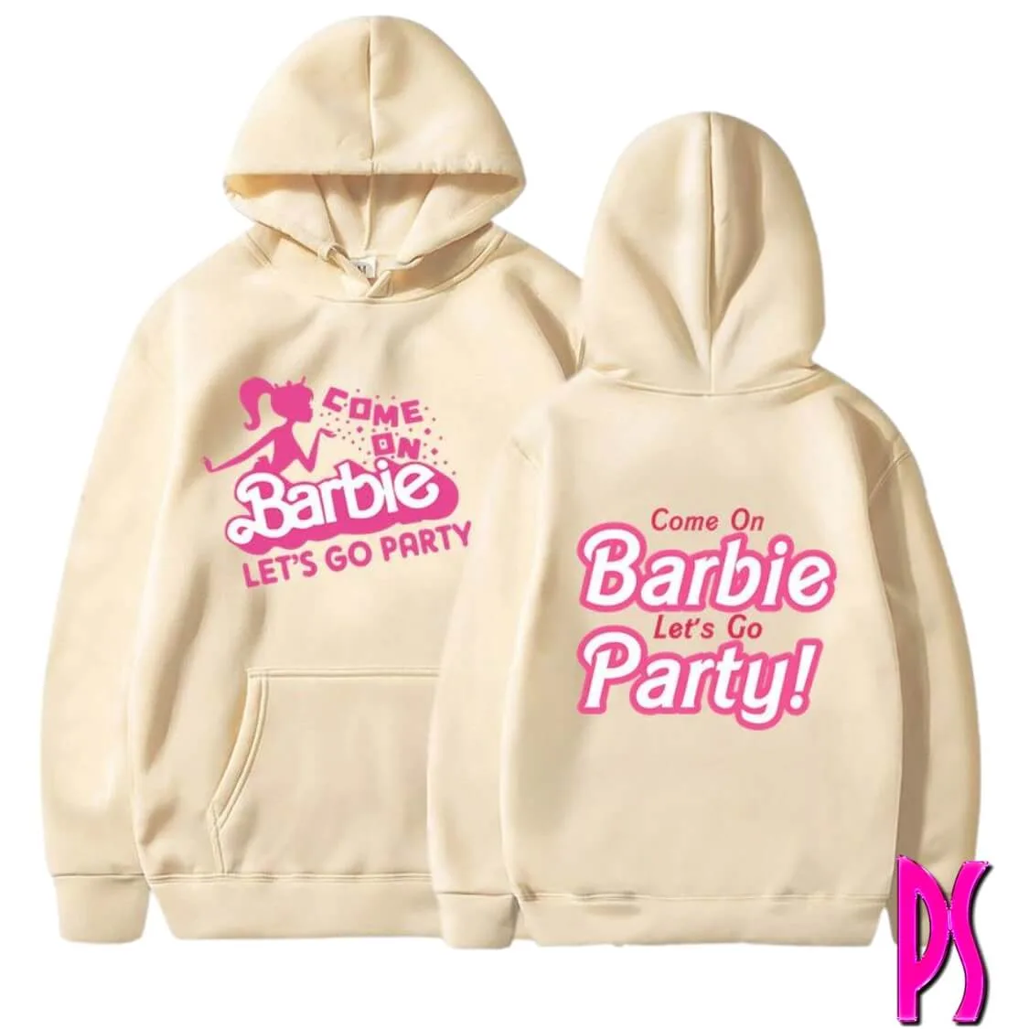 Cream Come On Barbie Let's Go Party Hoodie