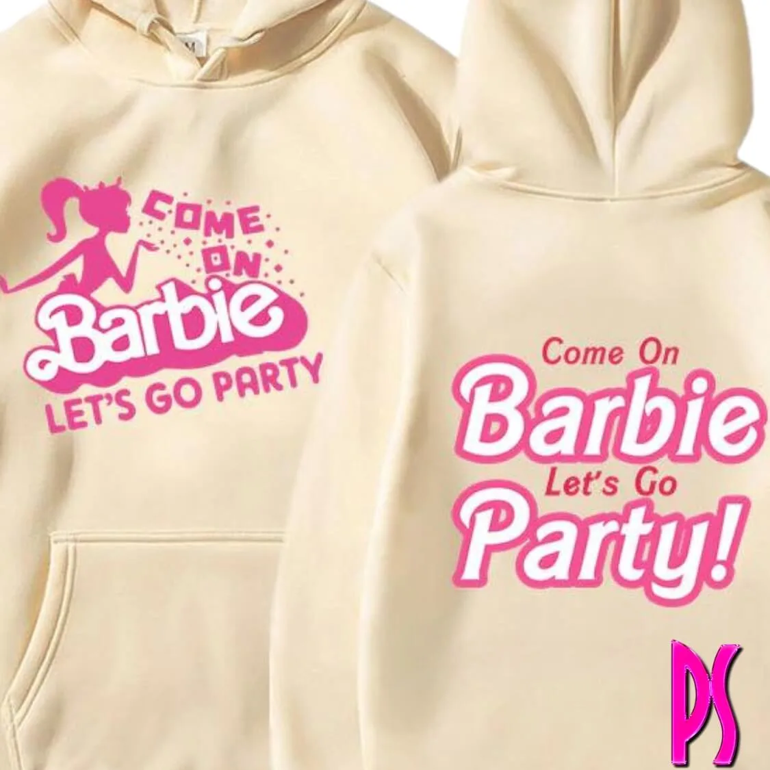 Cream Come On Barbie Let's Go Party Hoodie
