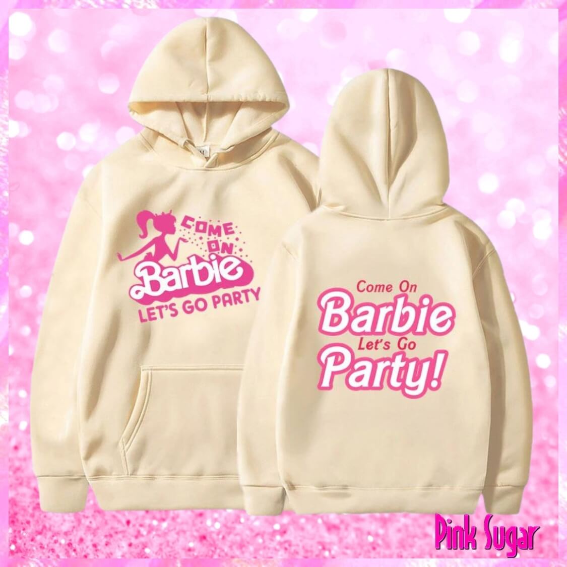 Cream Come On Barbie Let's Go Party Hoodie