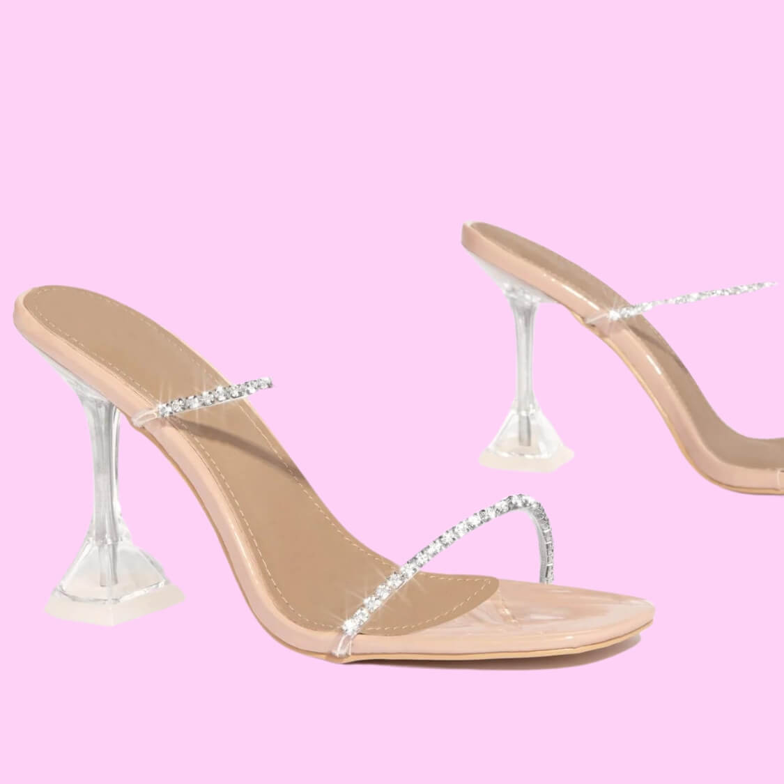 Embellished Mule Heels