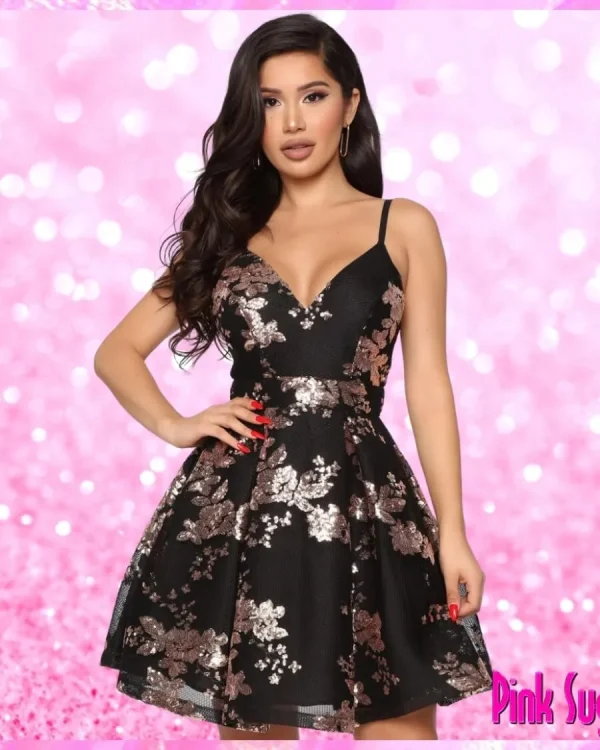 Fit And Flare Mini Dress