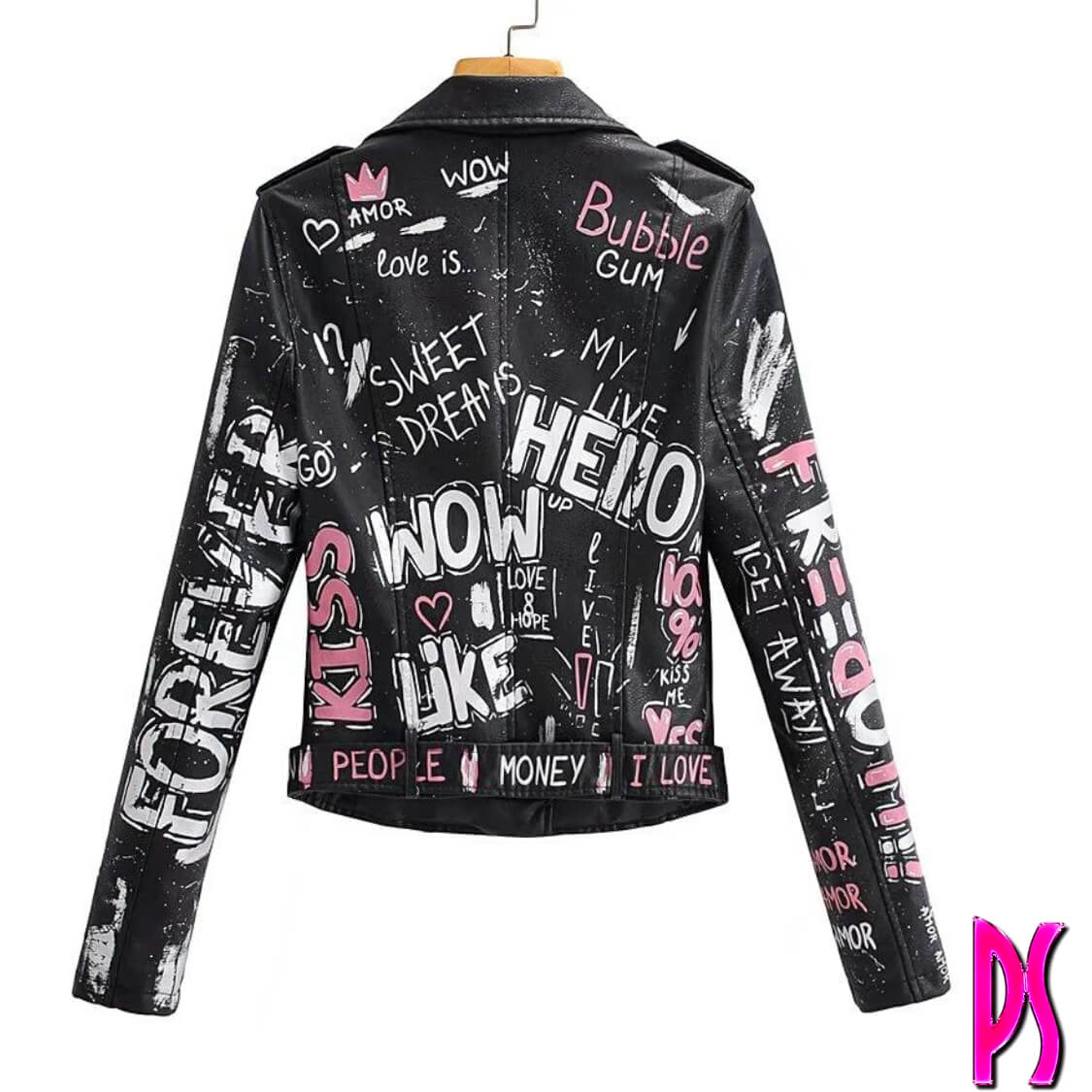 Graffiti Biker Jacket