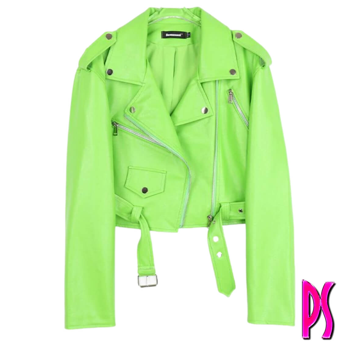 Green Biker Jacket