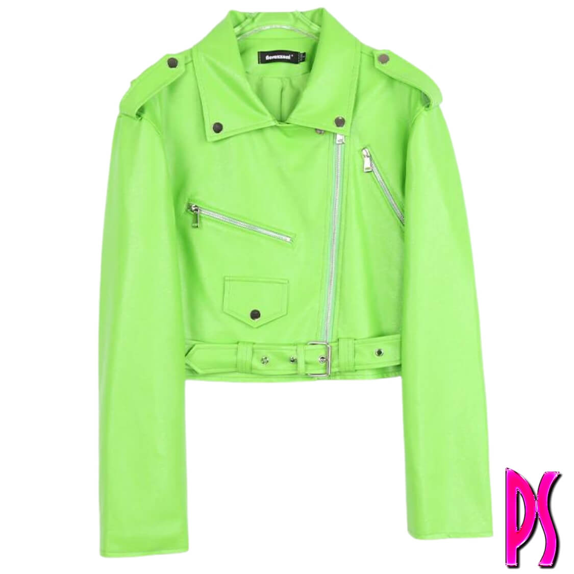 Green Biker Jacket