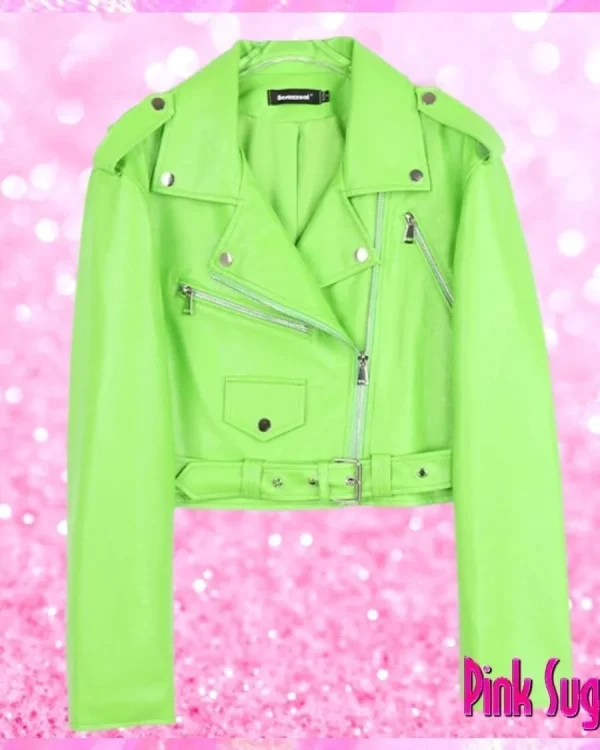 Green Biker Jacket