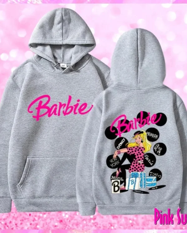 Grey Barbie Hoodie