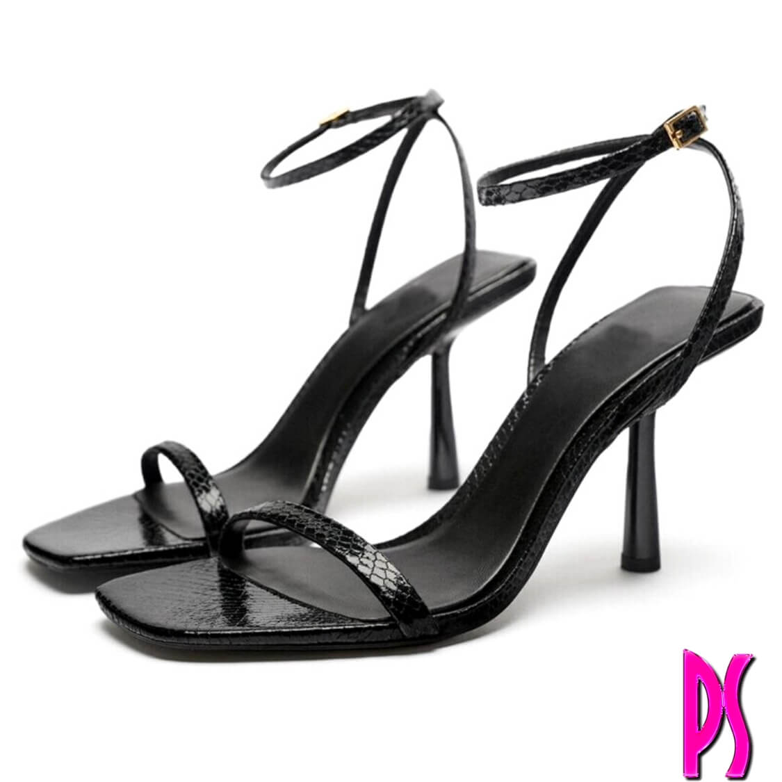High Heel Sandals Black