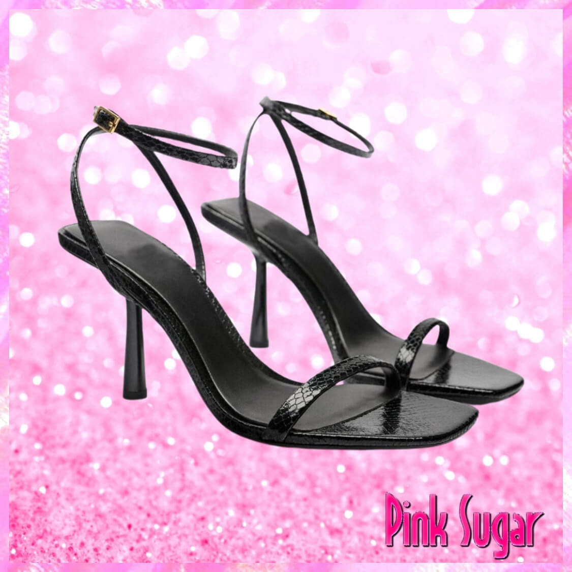 High Heel Sandals Black