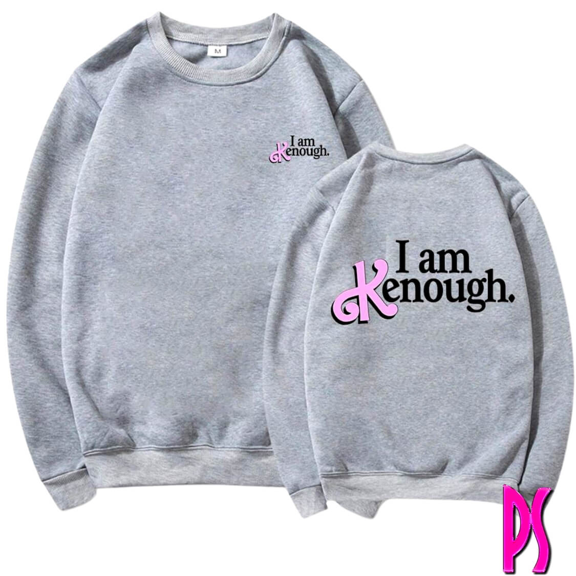 I am Kenough Hoodie Grey