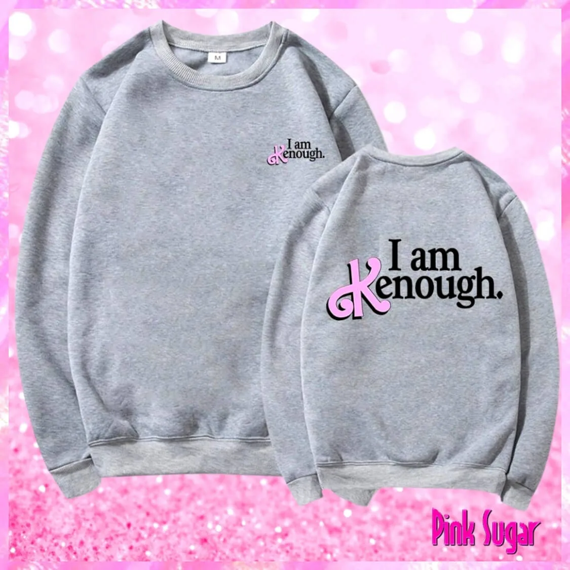 I am Kenough Hoodie Grey