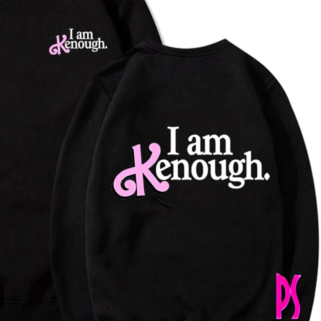 I am Kenough Hoodie In Black