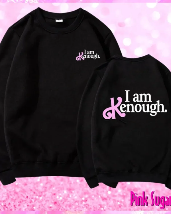 I am Kenough Hoodie In Black