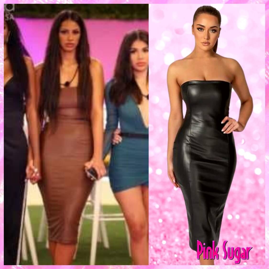 Leather Midi Dress