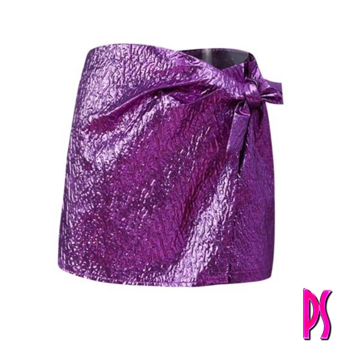 Metallic Purple Skort