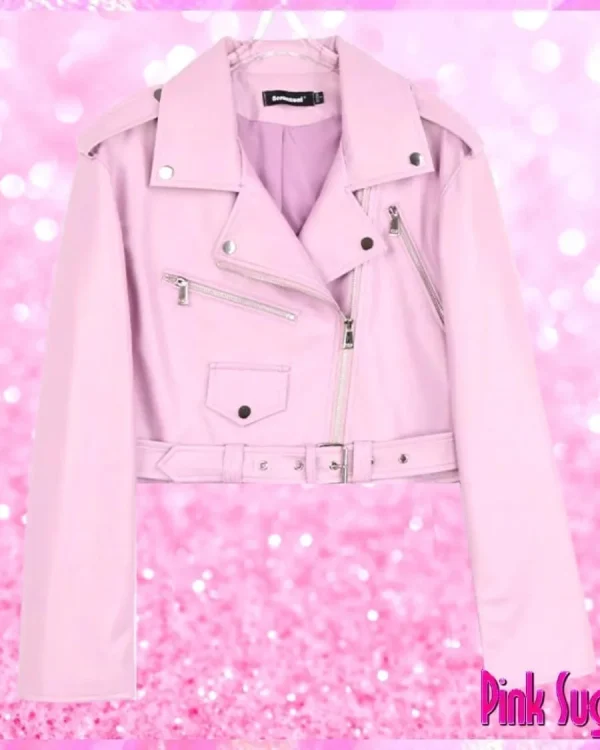 Pink Biker Jacket