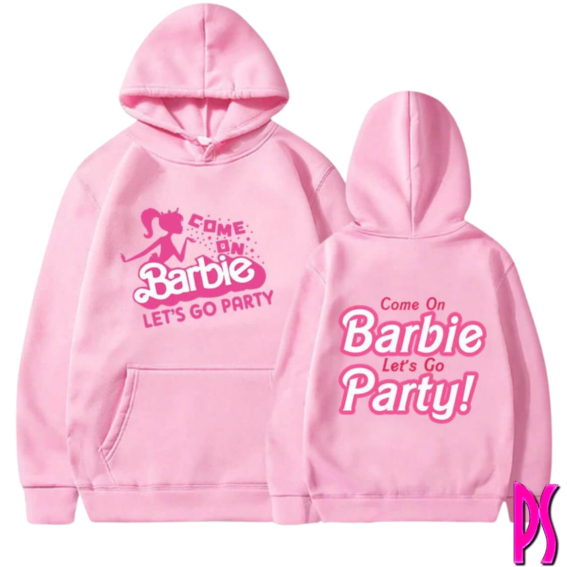 Pink Come On Barbie Let's Go Party Hoodie