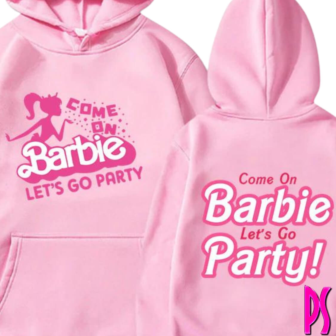 Pink Come On Barbie Let's Go Party Hoodie