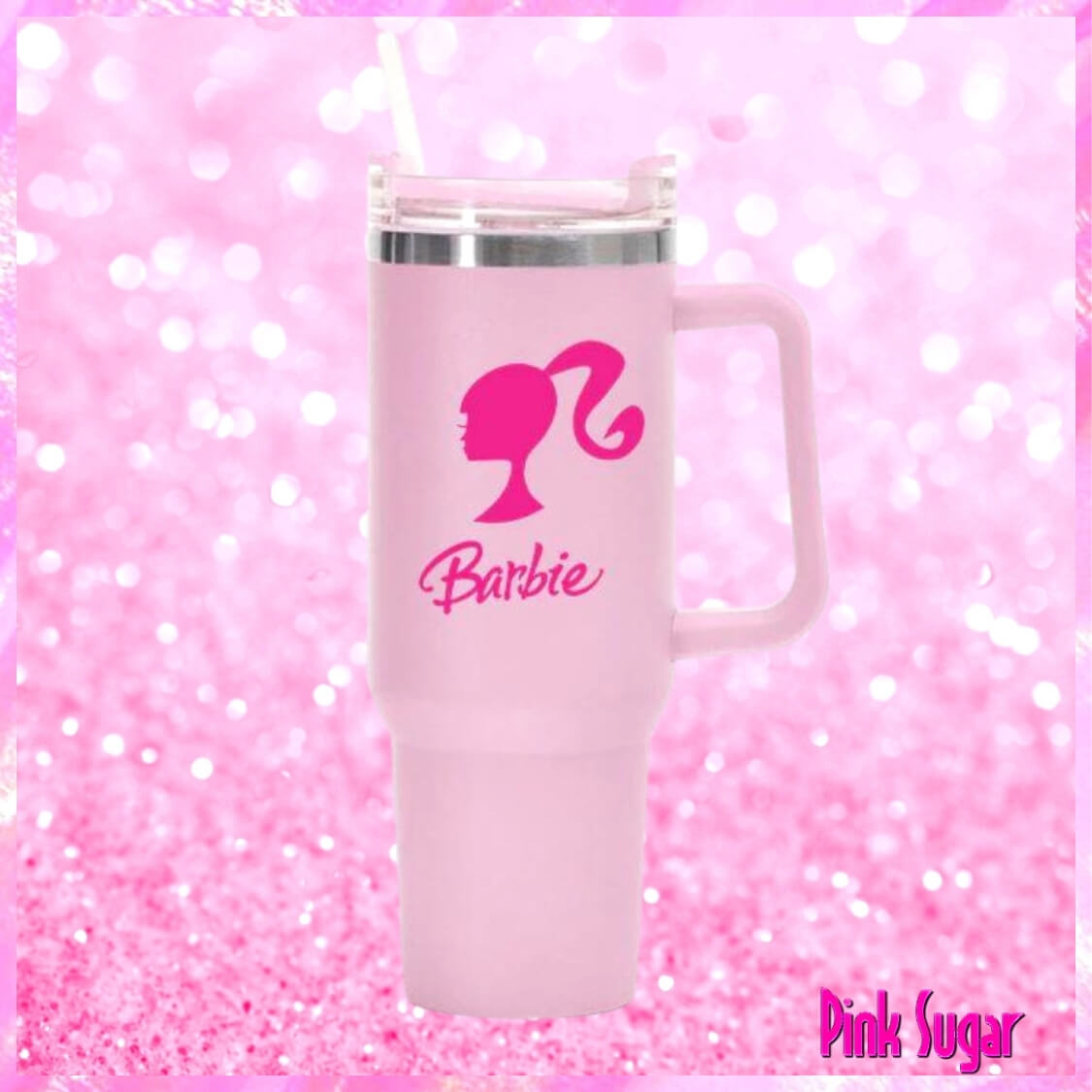 Pink Insulated Stainless Steel Thermos