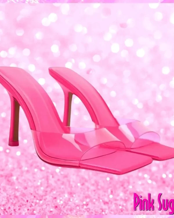 Pink Mule Sandals