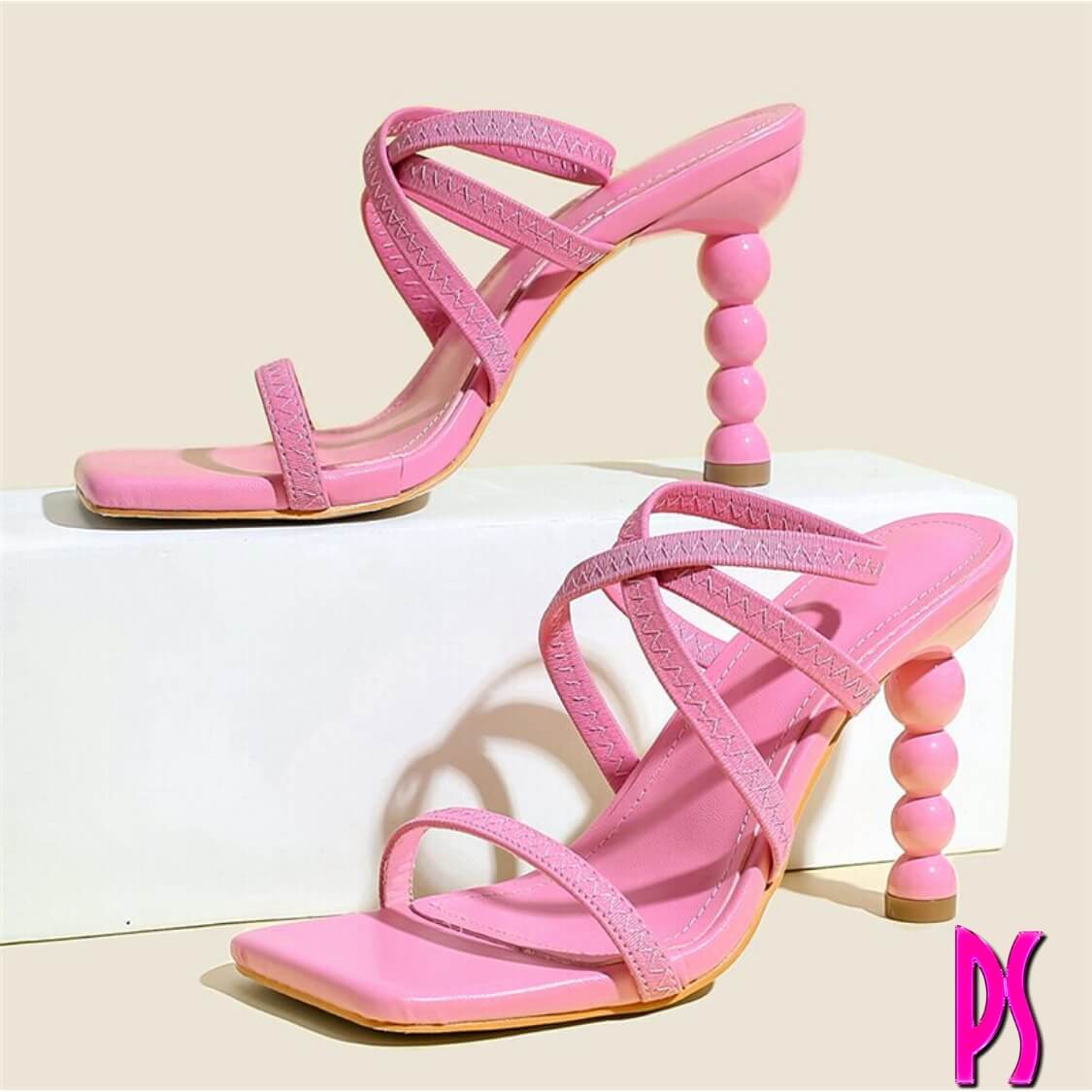 Pink Sugar Bikini Heeled Sandals