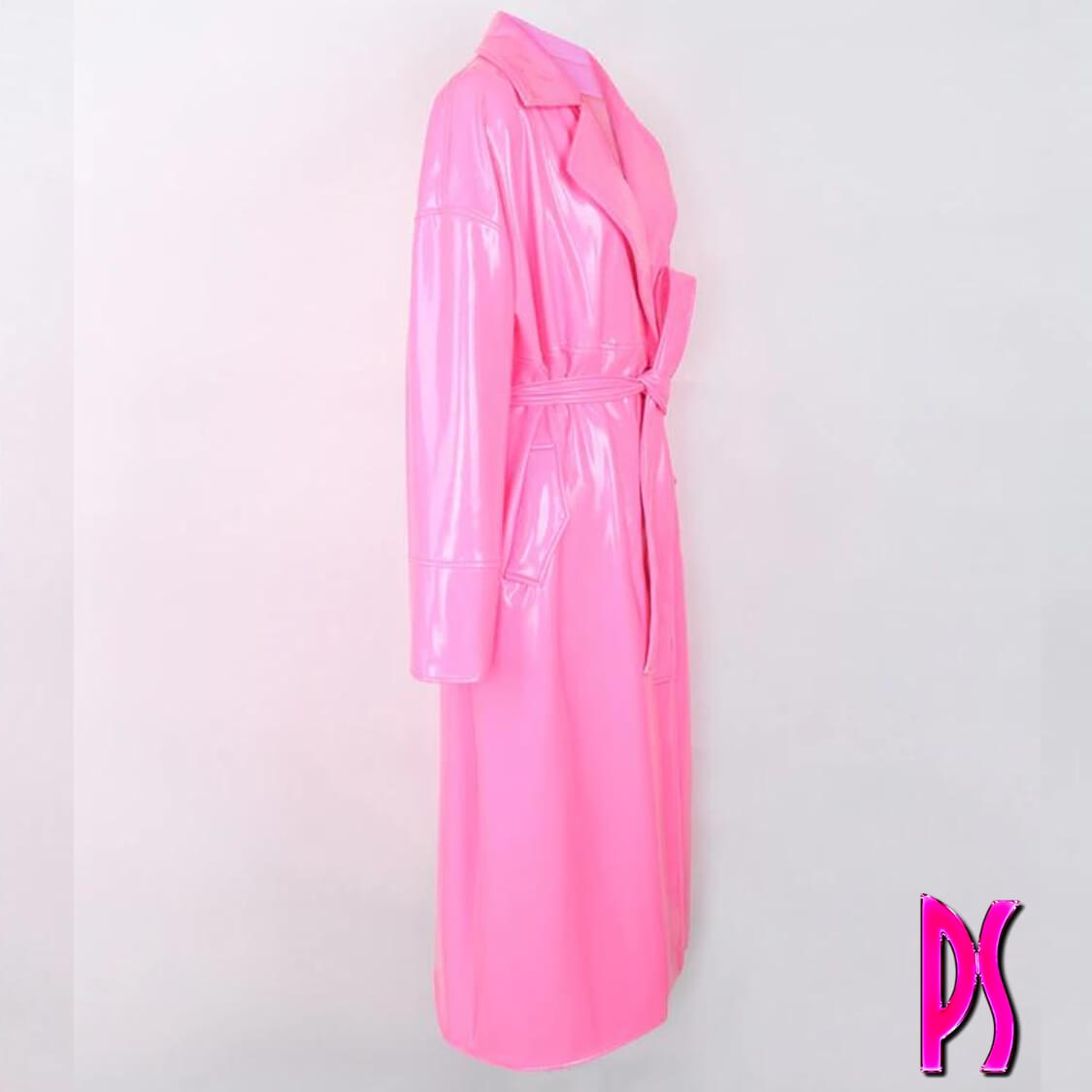 Pink Sugar Bikini Patent Leather Trench
