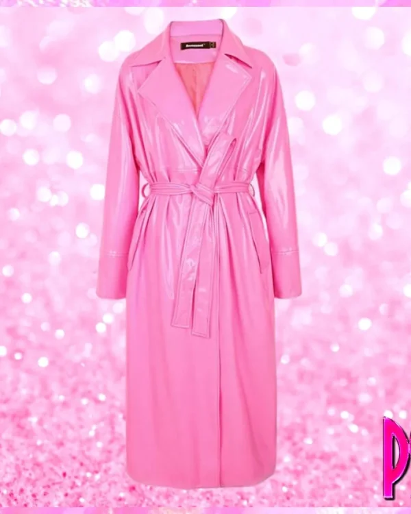 Pink Sugar Bikini Patent Leather Trench