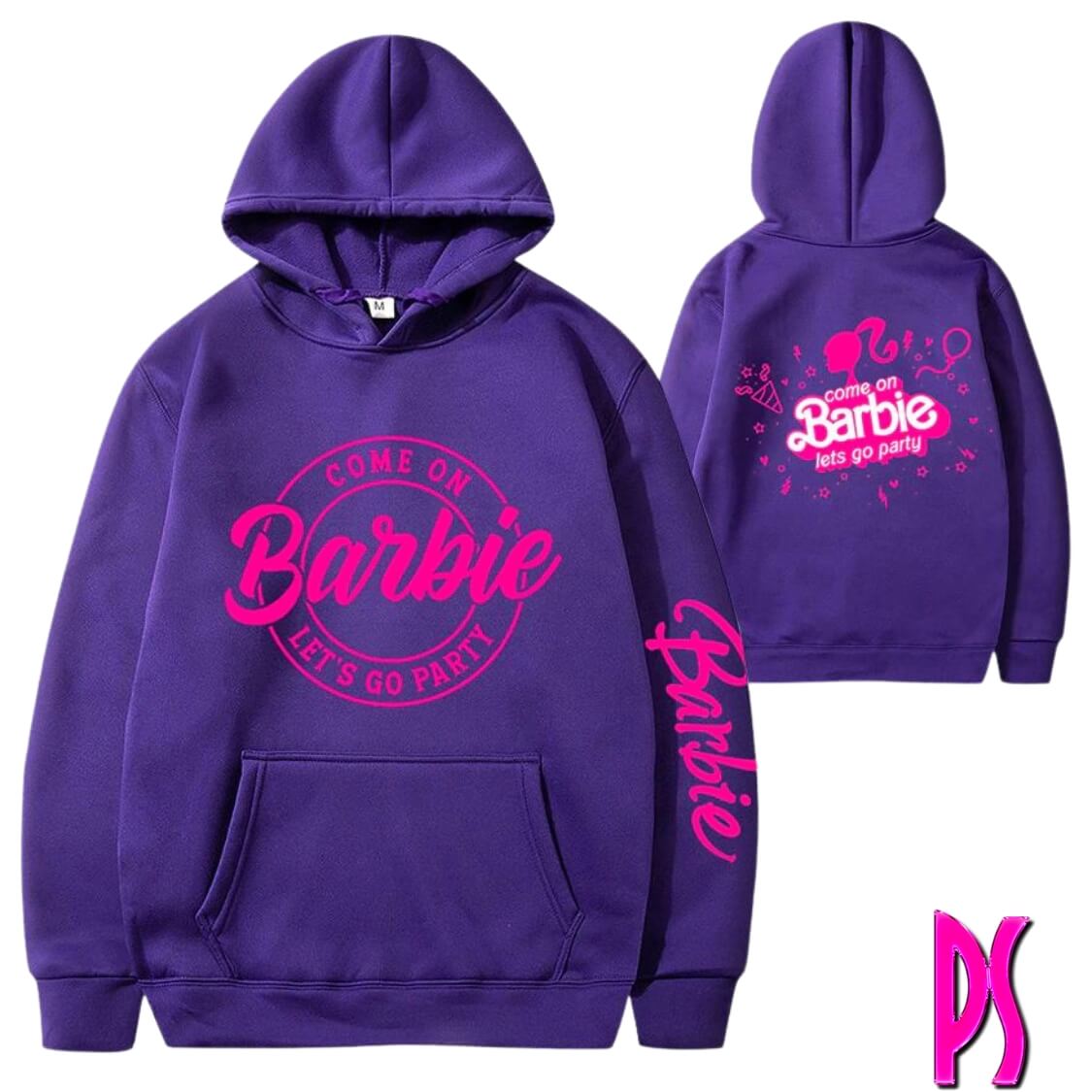 Purple Fleece Barbie Hoodie