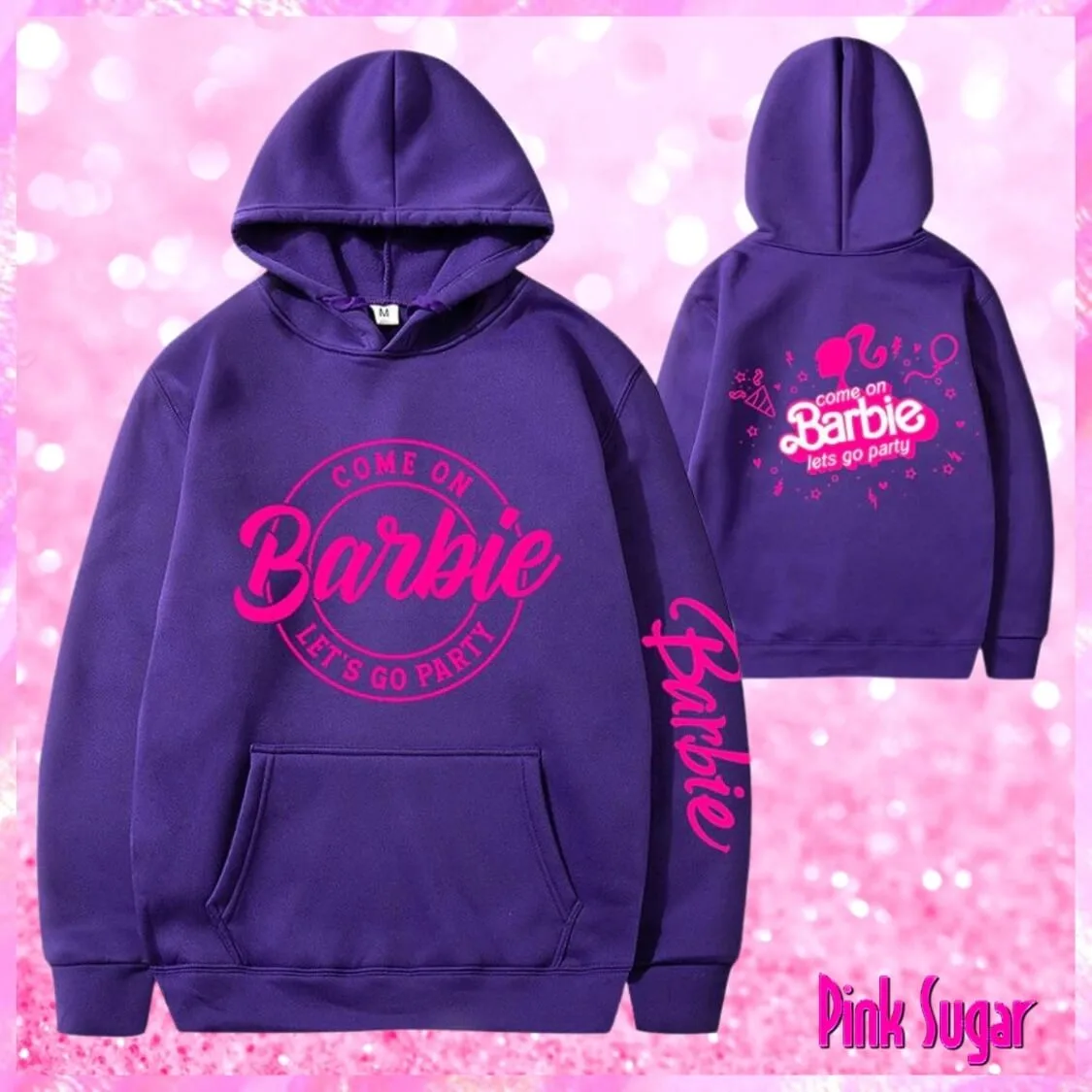 Purple Fleece Barbie Hoodie