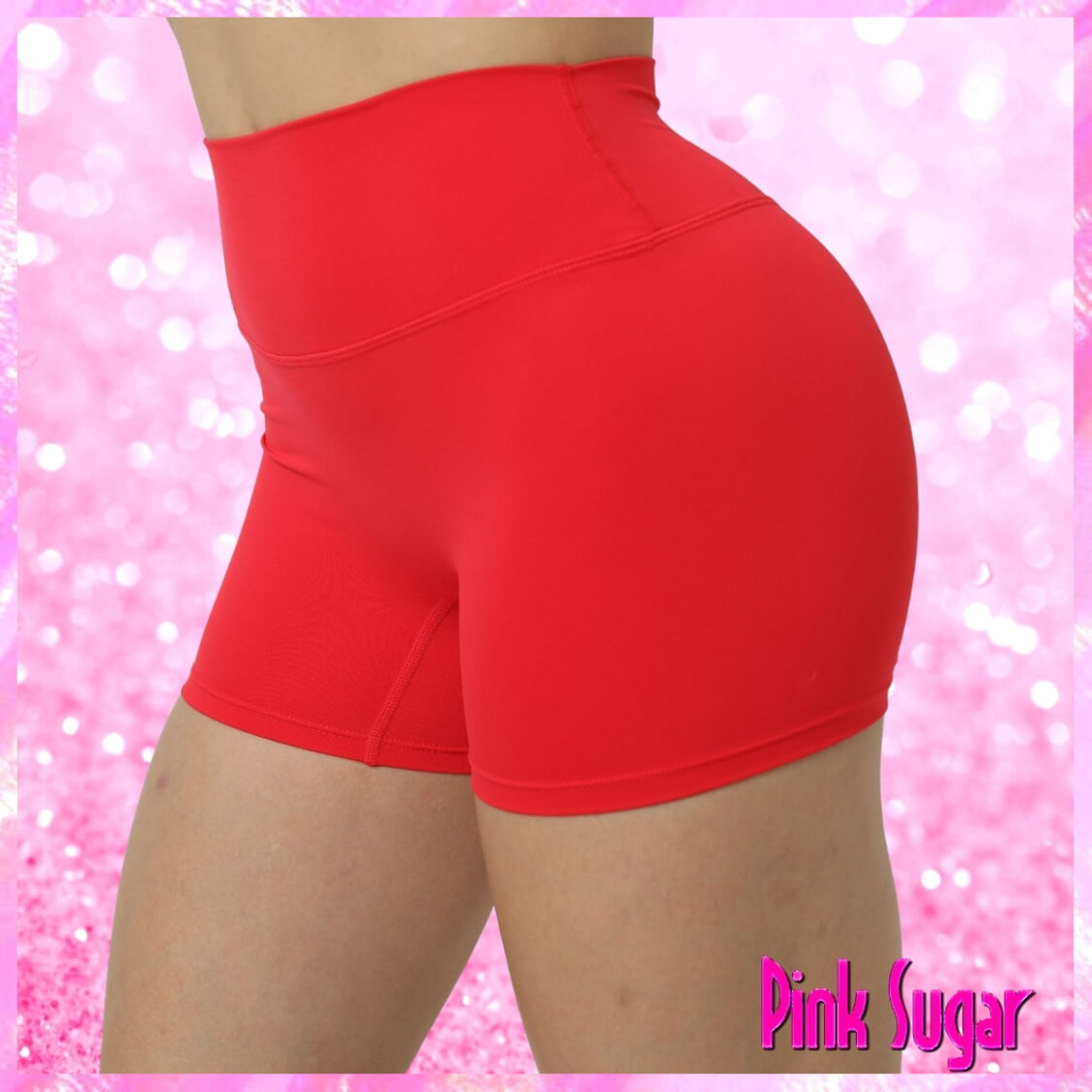 Red Hot Pants Biker Shorts