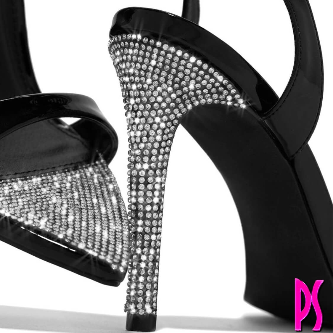 Rhinestone Stiletto Sandals