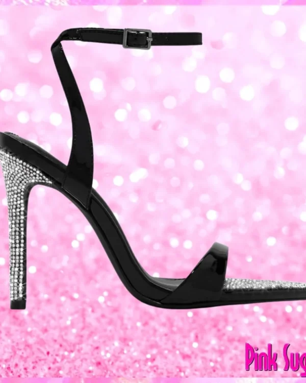 Rhinestone Stiletto Sandals