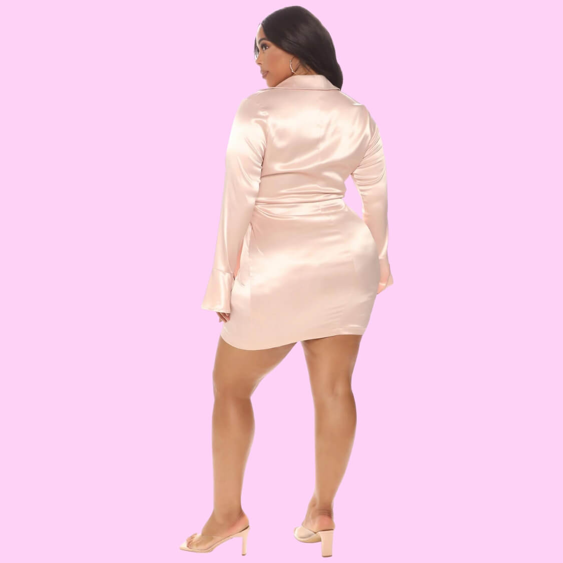 Satin Mini Dress