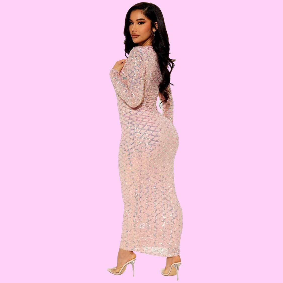 Sequin Maxi Dress