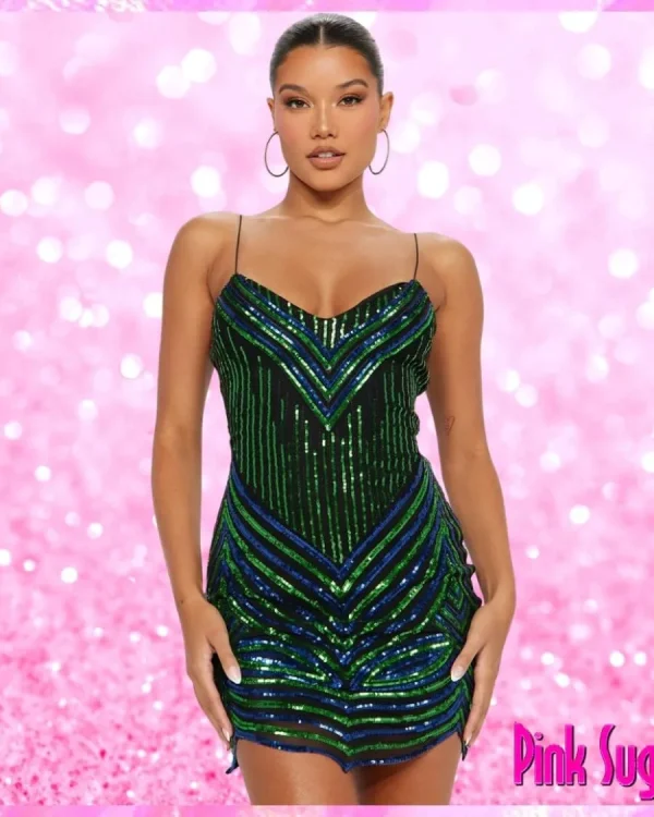 Sequin Party Mini Dress