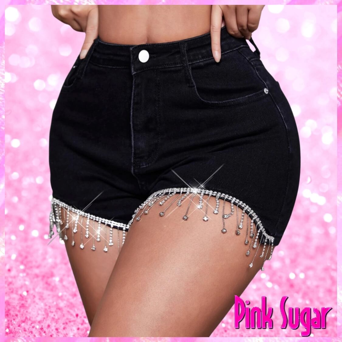 Tassel Rhinestone Shorts