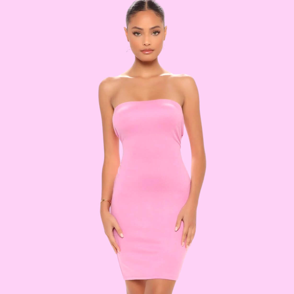 Tube Dress Pink