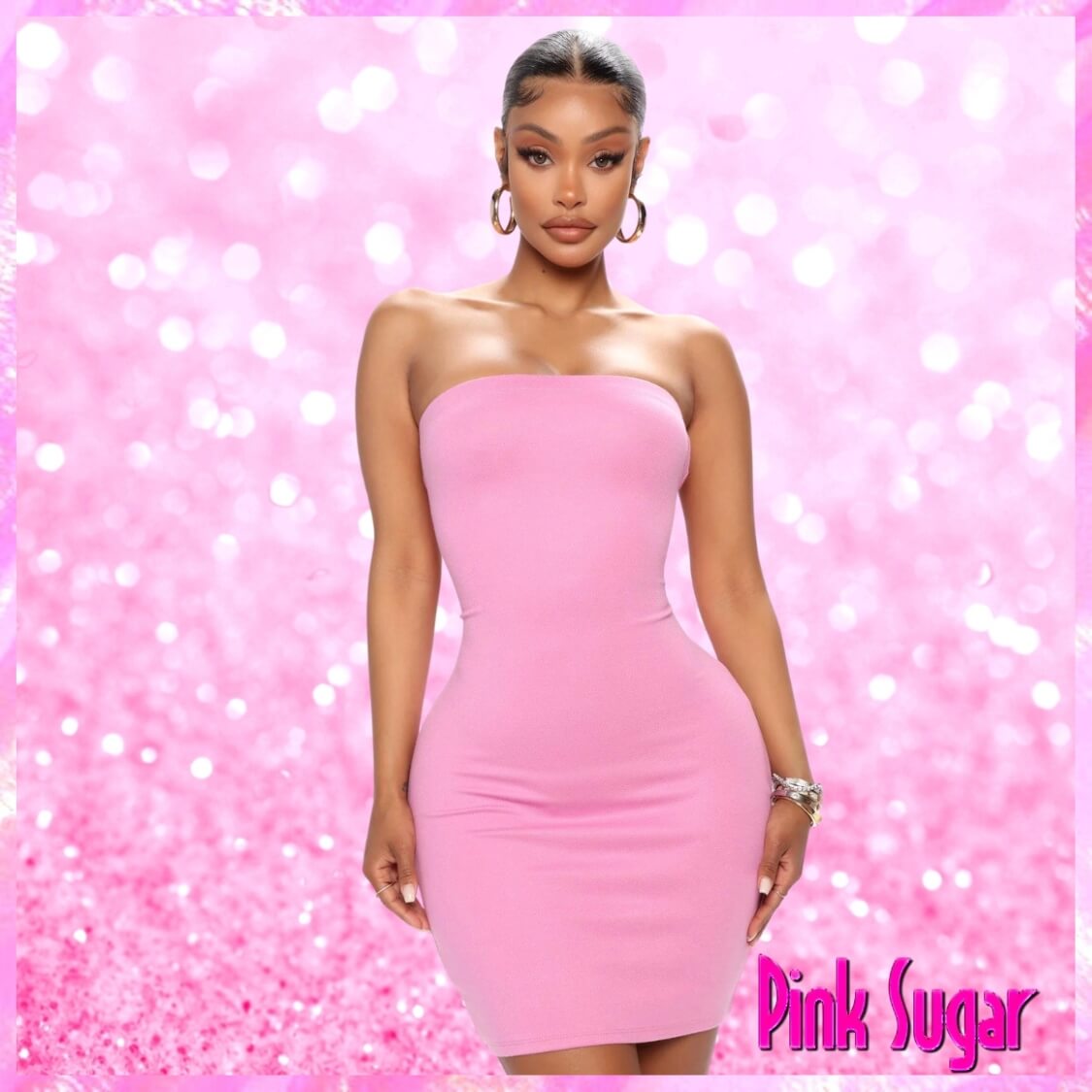 Tube Dress Pink