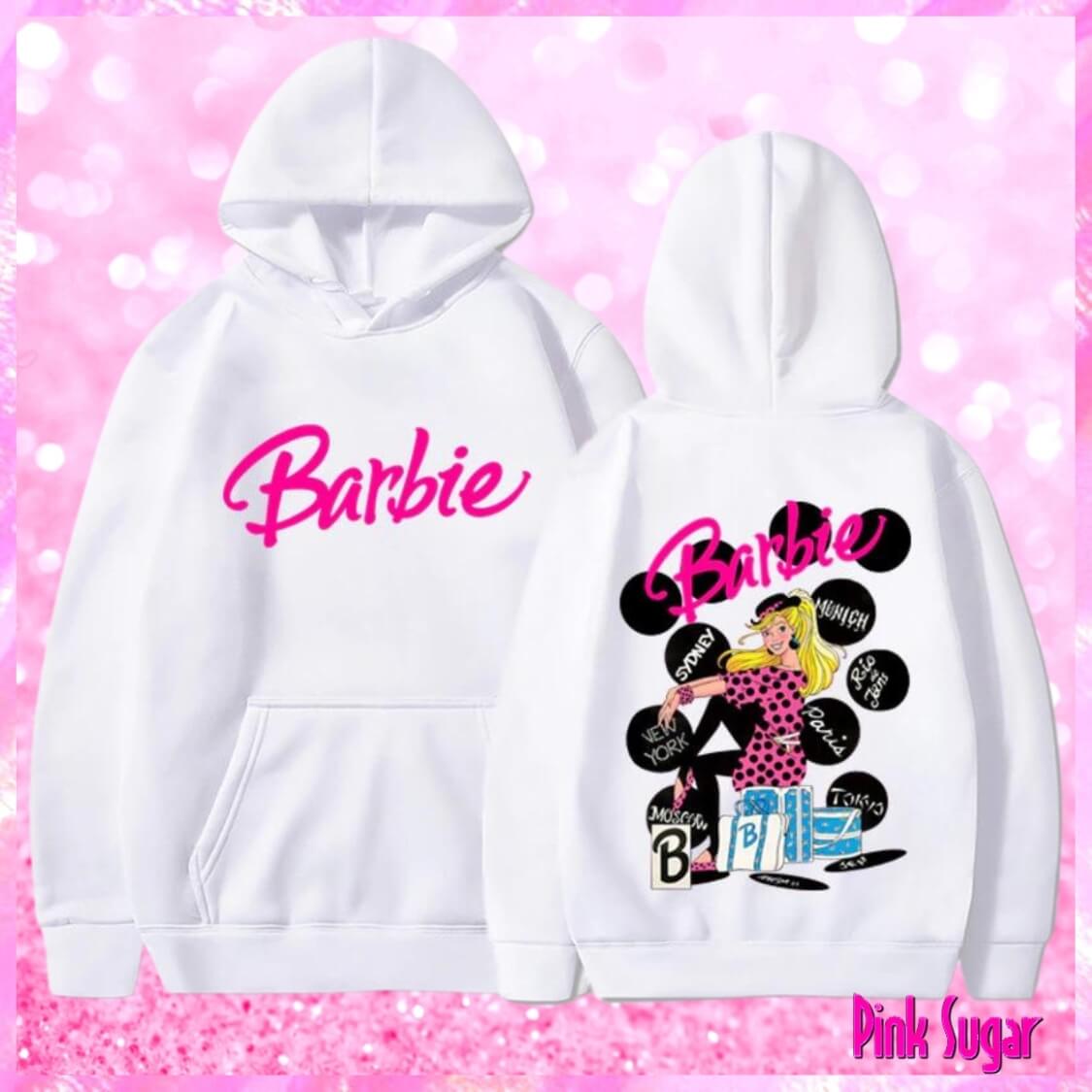 White Barbie Hoodie